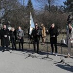 18.03.2022. Kielce. Odsłonięcie popiersia Wiesława Gołasa / Wiktor Taszłow / Radio Kielce