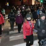 18.03.2022. Kielce. Nocna Droga Krzyżowa z Kielc na Święty Krzyż / Wiktor Taszłow / Radio Kielce