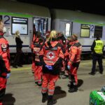 19.03.2022. Kielce. Dworzec PKP. Przyjazd dzieci chorych onkologicznie z Ukrainy / Wiktor Taszłow / Radio Kielce