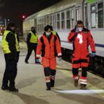 19.03.2022. Kielce. Dworzec PKP. Przyjazd dzieci chorych onkologicznie z Ukrainy / Wiktor Taszłow / Radio Kielce