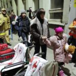 19.03.2022. Kielce. Dworzec PKP. Przyjazd dzieci chorych onkologicznie z Ukrainy / Wiktor Taszłow / Radio Kielce