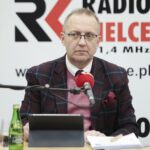 20.03.2022. Kielce. Studio Polityczne Radia Kielce. Na zdjęciu: Krzysztof Sławiński - PO / Wiktor Taszłow / Radio Kielce