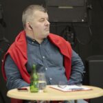 20.03.2022. Kielce. Studio Polityczne Radia Kielce. Na zdjęciu: Radosław Podsiadły - Radio Kielce / Wiktor Taszłow / Radio Kielce