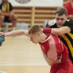 20.03.2022. Kielce. Mecz SMS ZPRP II Kielce - Grunwald Ruda Śląska / Wiktor Taszłow / Radio Kielce