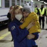 24.03.2022. Kielce. Transport z małymi pacjentami z Ukrainy dotarł do Kielc / Wiktor Taszłow / Radio Kielce