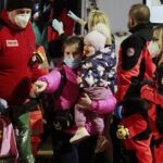 24.03.2022. Kielce. Transport z małymi pacjentami z Ukrainy dotarł do Kielc / Wiktor Taszłow / Radio Kielce