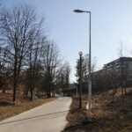 21.03.2022. Kielce. Nowe latarnie wzdłuż Silnicy / Wiktor Taszłow / Radio Kielce