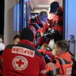 24.03.2022. Kielce. Transport z małymi pacjentami z Ukrainy dotarł do Kielc / Wiktor Taszłow / Radio Kielce