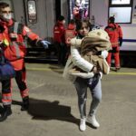 24.03.2022. Kielce. Transport z małymi pacjentami z Ukrainy dotarł do Kielc / Wiktor Taszłow / Radio Kielce