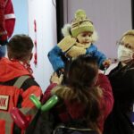 24.03.2022. Kielce. Transport z małymi pacjentami z Ukrainy dotarł do Kielc / Wiktor Taszłow / Radio Kielce