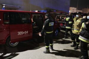 24.03.2022. Kielce. Transport z małymi pacjentami z Ukrainy dotarł do Kielc / Wiktor Taszłow / Radio Kielce