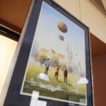 25.03.2022. Kielce. Wieża Sztuki. Wystawa prac Grzegorza Chudego / Wiktor Taszłow / Radio Kielce