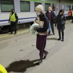 24.03.2022. Kielce. Transport z małymi pacjentami z Ukrainy dotarł do Kielc / Wiktor Taszłow / Radio Kielce