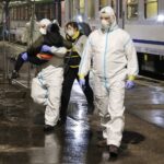 30.03.2022. Kielce. Przyjazd pociągu z Ukrainy z chorymi dziećmi / Wiktor Taszłow / Radio Kielce