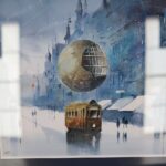 25.03.2022. Kielce. Wieża Sztuki. Wystawa prac Grzegorza Chudego / Wiktor Taszłow / Radio Kielce