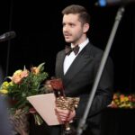 28.03.2022. Kielce. Nagrody Miasta Kielce. Na zdjęciu: Kamil Pacholec - pianista / Wiktor Taszłow / Radio Kielce