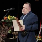 28.03.2022. Kielce. Nagrody Miasta Kielce. Na zdjęciu: Andrzej Kubera - wiceprezes Stowarzyszenia Ochrony Dziedzictwa Narodowego / Wiktor Taszłow / Radio Kielce