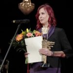 28.03.2022. Kielce. Nagrody Miasta Kielce. Na zdjęciu: Karolina Wilczyńska - pisarka / Wiktor Taszłow / Radio Kielce