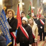 01.03.2022. Kielce. Bazylika katedralna. Msza święta w intencji Żołnierzy Wyklętych / Wiktor Taszłow / Radio Kielce