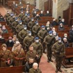 01.03.2022. Kielce. Bazylika katedralna. Msza święta w intencji Żołnierzy Wyklętych / Wiktor Taszłow / Radio Kielce