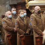 01.03.2022. Kielce. Bazylika katedralna. Msza święta w intencji Żołnierzy Wyklętych / Wiktor Taszłow / Radio Kielce