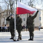 01.03.2022. Kielce. Narodowy Dzień Pamięci Żołnierzy Wyklętych. Uroczystości przed Pomnikiem Armii Krajowej / Wiktor Taszłow / Radio Kielce