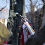 01.03.2022. Kielce. Narodowy Dzień Pamięci Żołnierzy Wyklętych. Uroczystości przed Pomnikiem Armii Krajowej / Wiktor Taszłow / Radio Kielce