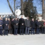 01.03.2022. Kielce. Narodowy Dzień Pamięci Żołnierzy Wyklętych. Uroczystości przed Pomnikiem Armii Krajowej / Wiktor Taszłow / Radio Kielce