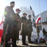 01.03.2022. Kielce. Narodowy Dzień Pamięci Żołnierzy Wyklętych. Uroczystości na cmentarzu Kielce-Piaski / Wiktor Taszłow / Radio Kielce