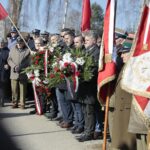 01.03.2022. Kielce. Narodowy Dzień Pamięci Żołnierzy Wyklętych. Uroczystości na cmentarzu Kielce-Piaski / Wiktor Taszłow / Radio Kielce