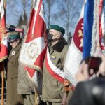 01.03.2022. Kielce. Narodowy Dzień Pamięci Żołnierzy Wyklętych. Uroczystości na cmentarzu Kielce-Piaski / Wiktor Taszłow / Radio Kielce