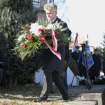 01.03.2022. Kielce. Narodowy Dzień Pamięci Żołnierzy Wyklętych. Uroczystości na cmentarzu Kielce-Piaski. Na zdjęciu: Krzysztof Słoń - senator / Wiktor Taszłow / Radio Kielce