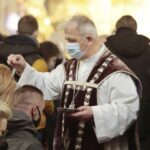 02.03.2022. Kielce. Msza święta w Środę Popielcową. Na zdjęciu: biskup Jan Piotrowski / Wiktor Taszłow / Radio Kielce