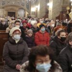 02.03.2022. Kielce. Msza święta w Środę Popielcową. Na zdjęciu: biskup Jan Piotrowski / Wiktor Taszłow / Radio Kielce