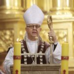 02.03.2022. Kielce. Msza święta w Środę Popielcową. Na zdjęciu: biskup Jan Piotrowski / Wiktor Taszłow / Radio Kielce