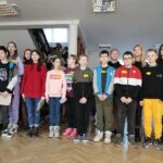 03.03.2022. Mąchocice-Scholesteria. Dzieci z Ukrainy w Szkole Podstawowej w Mąchocicach-Scholesterii / Wiktor Taszłow / Radio Kielce