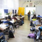 03.03.2022. Mąchocice-Scholesteria. Dzieci z Ukrainy w Szkole Podstawowej w Mąchocicach-Scholesterii / Wiktor Taszłow / Radio Kielce