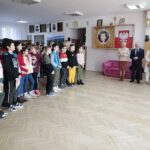 03.03.2022. Mąchocice-Scholesteria. Dzieci z Ukrainy w Szkole Podstawowej w Mąchocicach-Scholesterii / Wiktor Taszłow / Radio Kielce