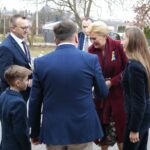 04.03.2022. Obrazów. Willa Wojtasówka. Spotkanie Pierwszej Damy Agaty Kornhauser-Dudy z uchodźcami / Wiktor Taszłow / Radio Kielce