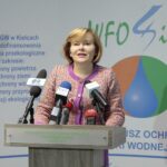 07.03.2022. Kielce. Konferencja WFOSiGW. Na zdjęciu: Anna Krupka - wiceminister kultury, dziedzictwa narodowego i sportu / Wiktor Taszłow / Radio Kielce