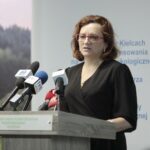 07.03.2022. Kielce. Konferencja WFOSiGW. Na zdjęciu: Agata Wojtyszek - poseł / Wiktor Taszłow / Radio Kielce