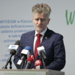 07.03.2022. Kielce. Konferencja WFOSiGW. Na zdjęciu: Krzysztof Słoń - senator / Wiktor Taszłow / Radio Kielce