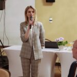 08.03.2022. Kielce. Inauguracja nowego projektu KGW „Widełczanki”. Na zdjęciu: Magdalena Bernat - przewodnicząca KGW "Widełczanki" / Wiktor Taszłow / Radio Kielce