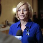 08.03.2022. Kielce. Inauguracja nowego projektu KGW „Widełczanki”. Na zdjęciu: Renata Janik - wicemarszałek Województwa Świętokrzyskiego / Wiktor Taszłow / Radio Kielce