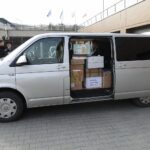 09.03.2022. Kielce. Pakowanie darów przez Starostwo Powiatowe w Kielcach / Wiktor Taszłow / Radio Kielce