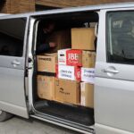 09.03.2022. Kielce. Pakowanie darów przez Starostwo Powiatowe w Kielcach / Wiktor Taszłow / Radio Kielce