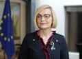 Na zdjęciu: Renata Janik - wicemarszałek województwa świętokrzyskiego / Fot. Wiktor Taszłow - Radio Kielcenki województwa świętokrzyskiego wyrażają sprzeciw wobec rosyjskiej agresji na Ukrainie. Na zdjęciu: Renata Janik - wicemarszałek województwa świętokrzyskiego / Wiktor Taszłow / Radio Kielce