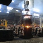 10.03.2022. Kielce. Odlewnia Chemar uruchamia zmodernizowany piec łukowy do topnienia staliwa / Wiktor Taszłow / Radio Kielce