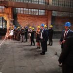 10.03.2022. Kielce. Odlewnia Chemar uruchamia zmodernizowany piec łukowy do topnienia staliwa / Wiktor Taszłow / Radio Kielce