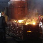 10.03.2022. Kielce. Odlewnia Chemar uruchamia zmodernizowany piec łukowy do topnienia staliwa / Wiktor Taszłow / Radio Kielce